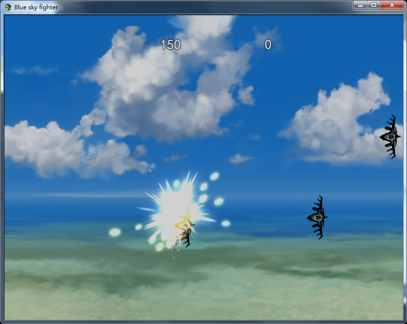 Blue sky fighter screenshot