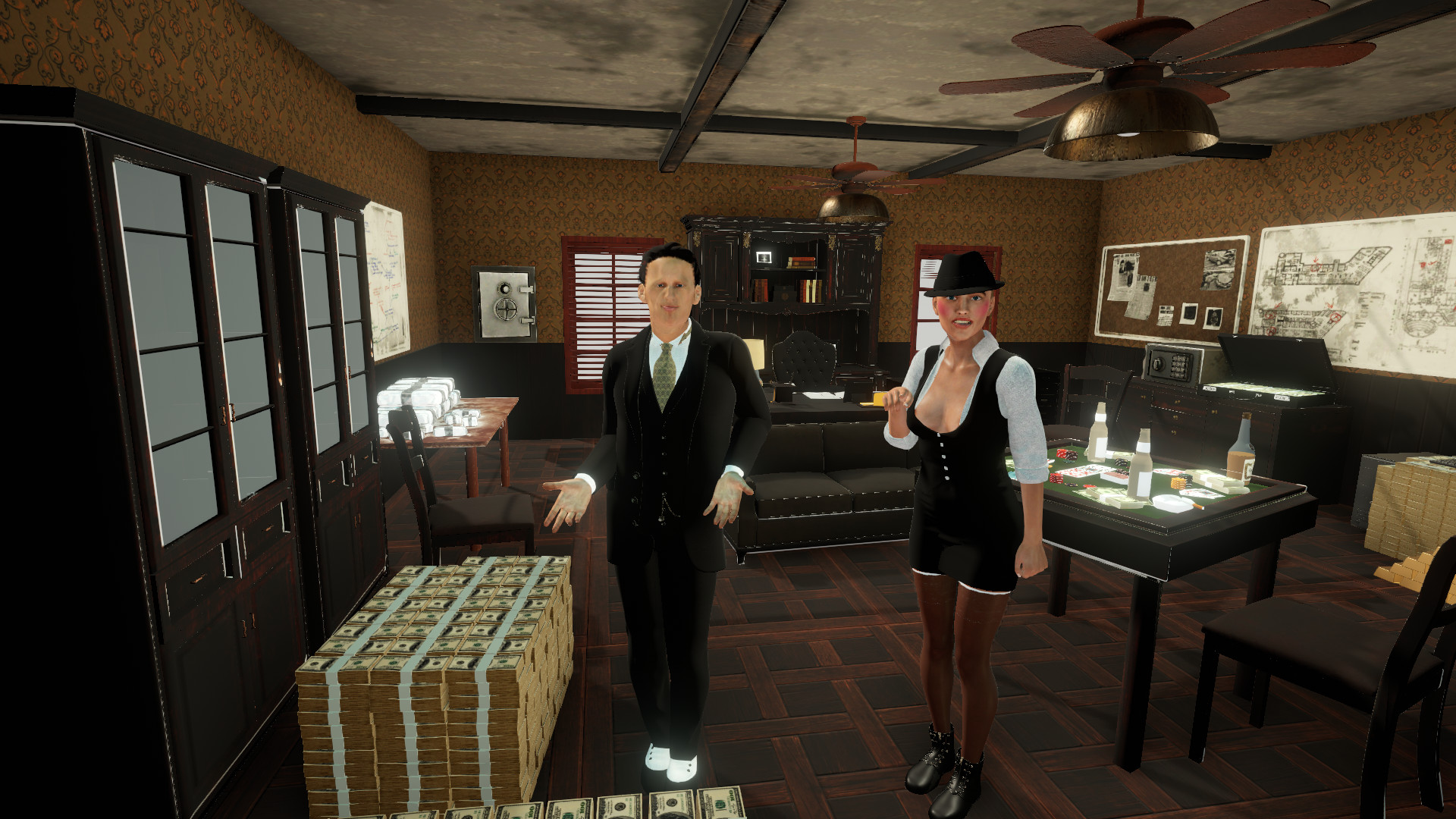 Mafia gangsters for 3D Visual Novel Maker screenshot