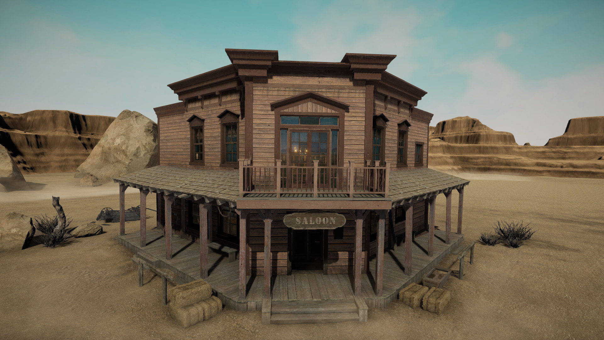 Wild west for 3D Visual Novel Maker screenshot