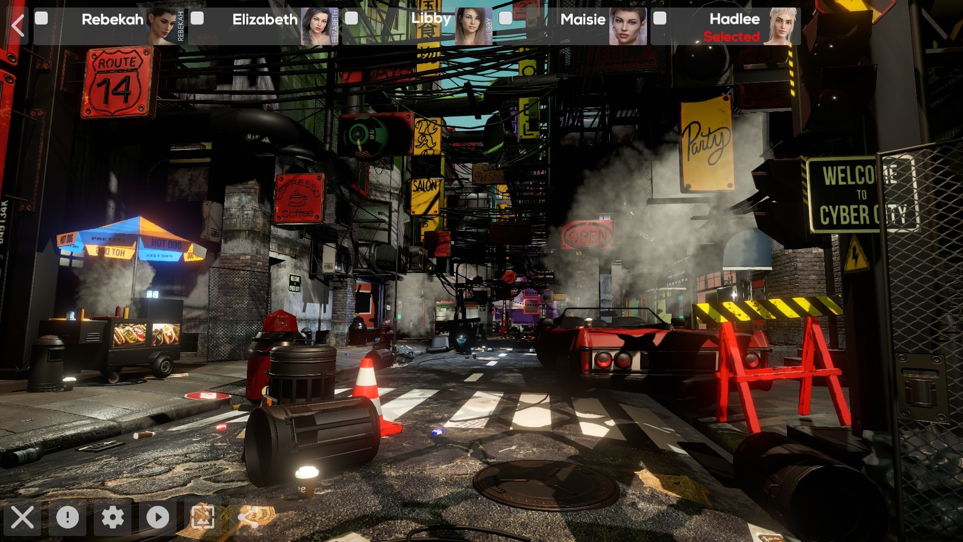 Cyberpunk for 3D Visual Novel Maker screenshot
