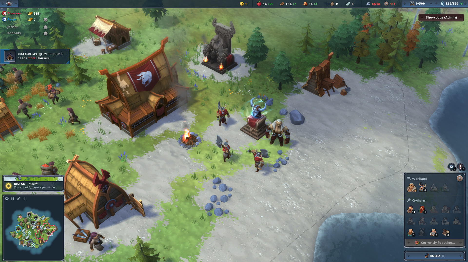 Northgard - Himminbrjotir, Clan of the Ox screenshot