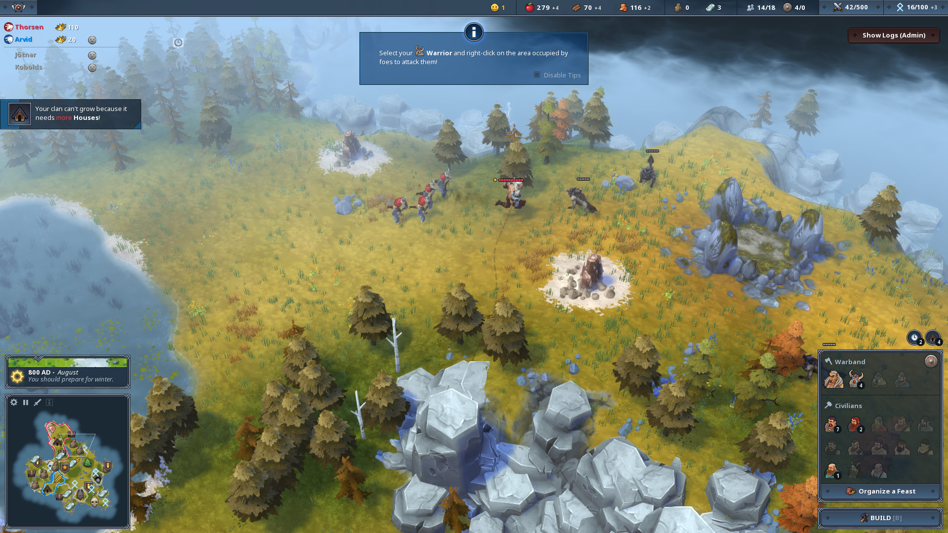 Northgard - Himminbrjotir, Clan of the Ox screenshot