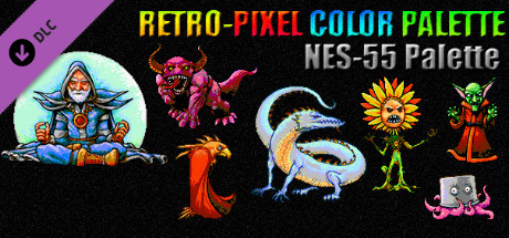 RETRO-PIXEL COLOR PALETTE - NES-55 Palette