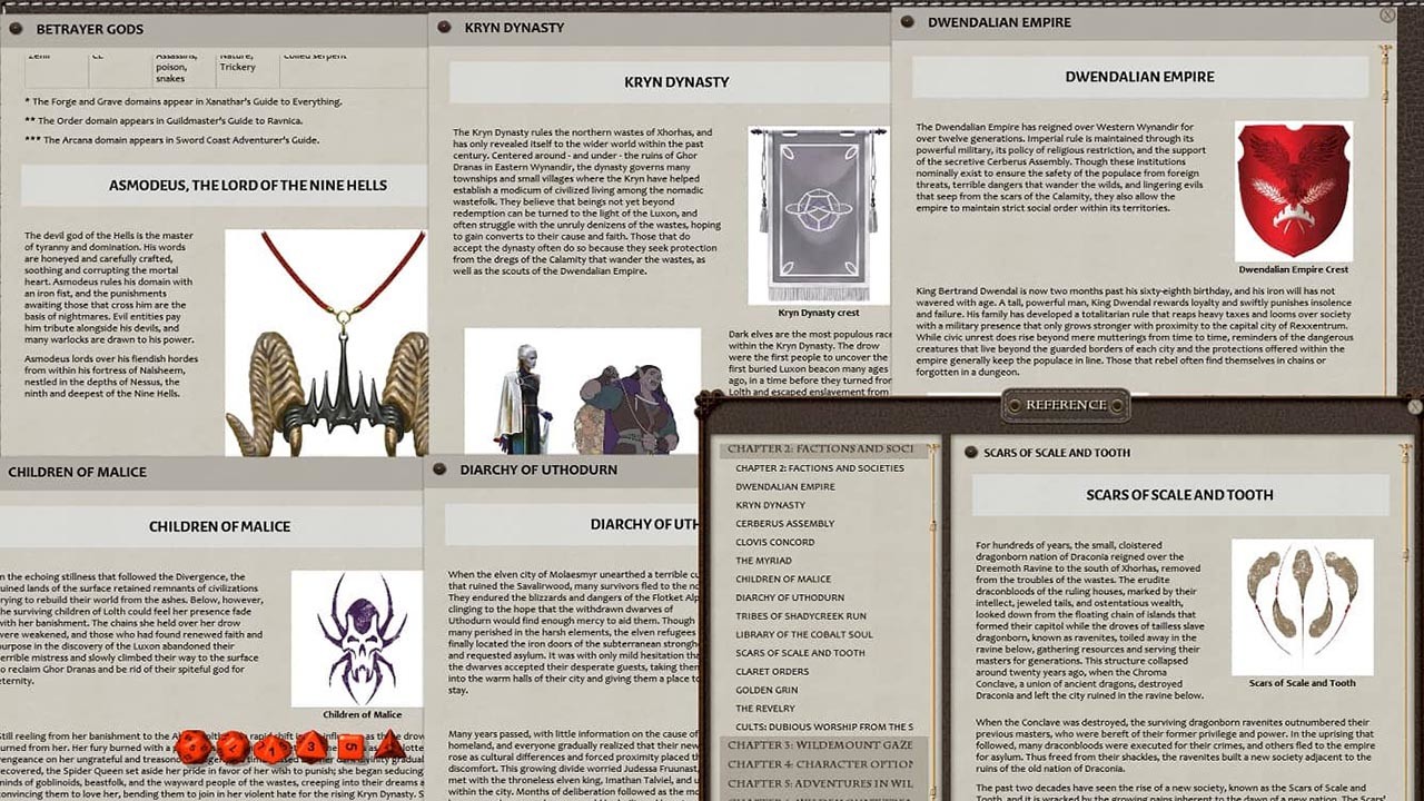 Fantasy Grounds - D&D Explorer's Guide to Wildemount screenshot