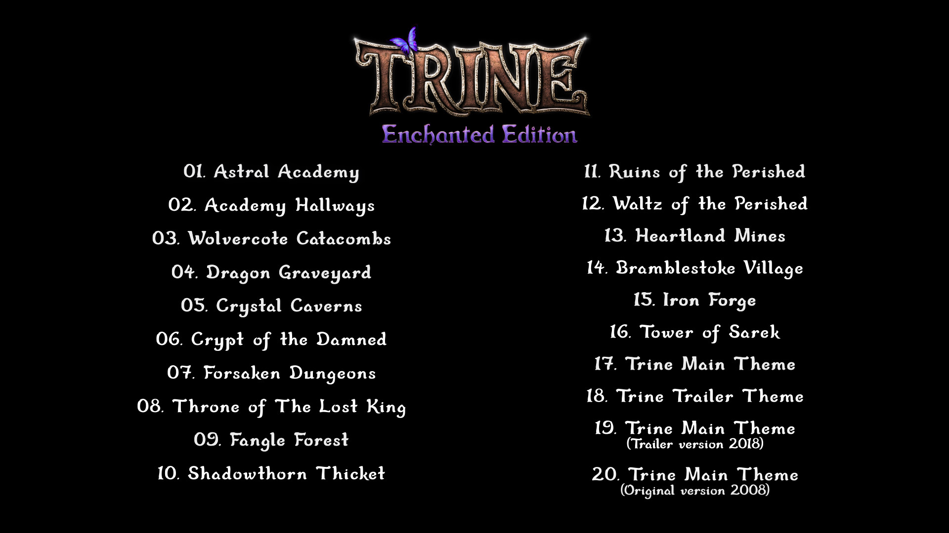 Trine Soundtrack screenshot