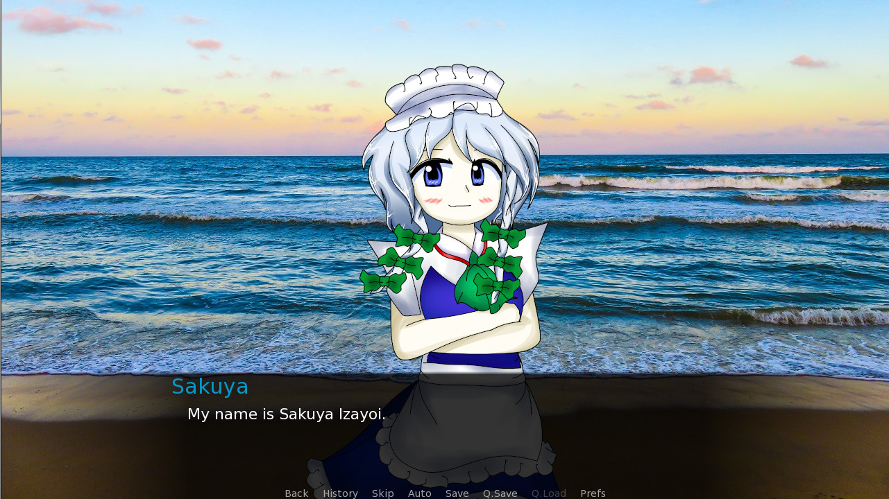 Sakuya Izayoi Gives You Advice And Dabs screenshot