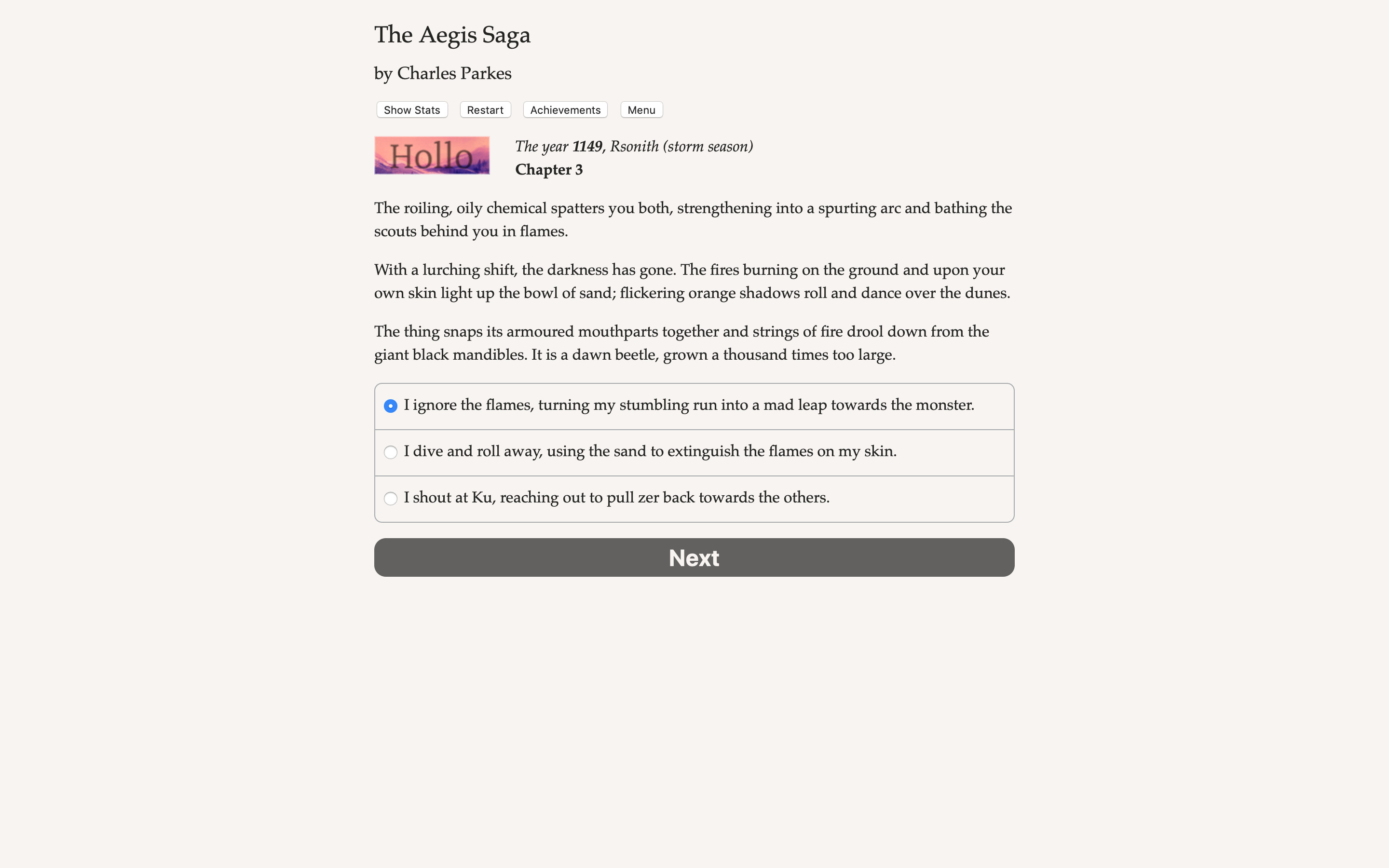 The Aegis Saga screenshot