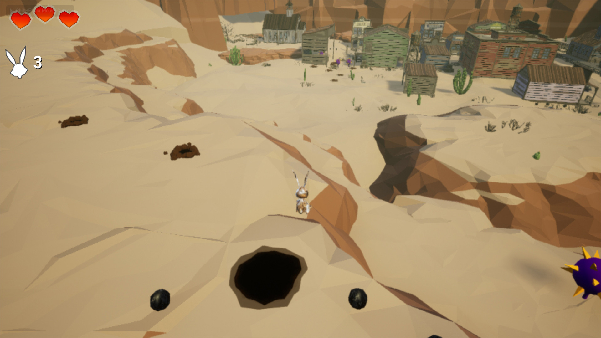 Angry Bunny 2: Lost hole screenshot