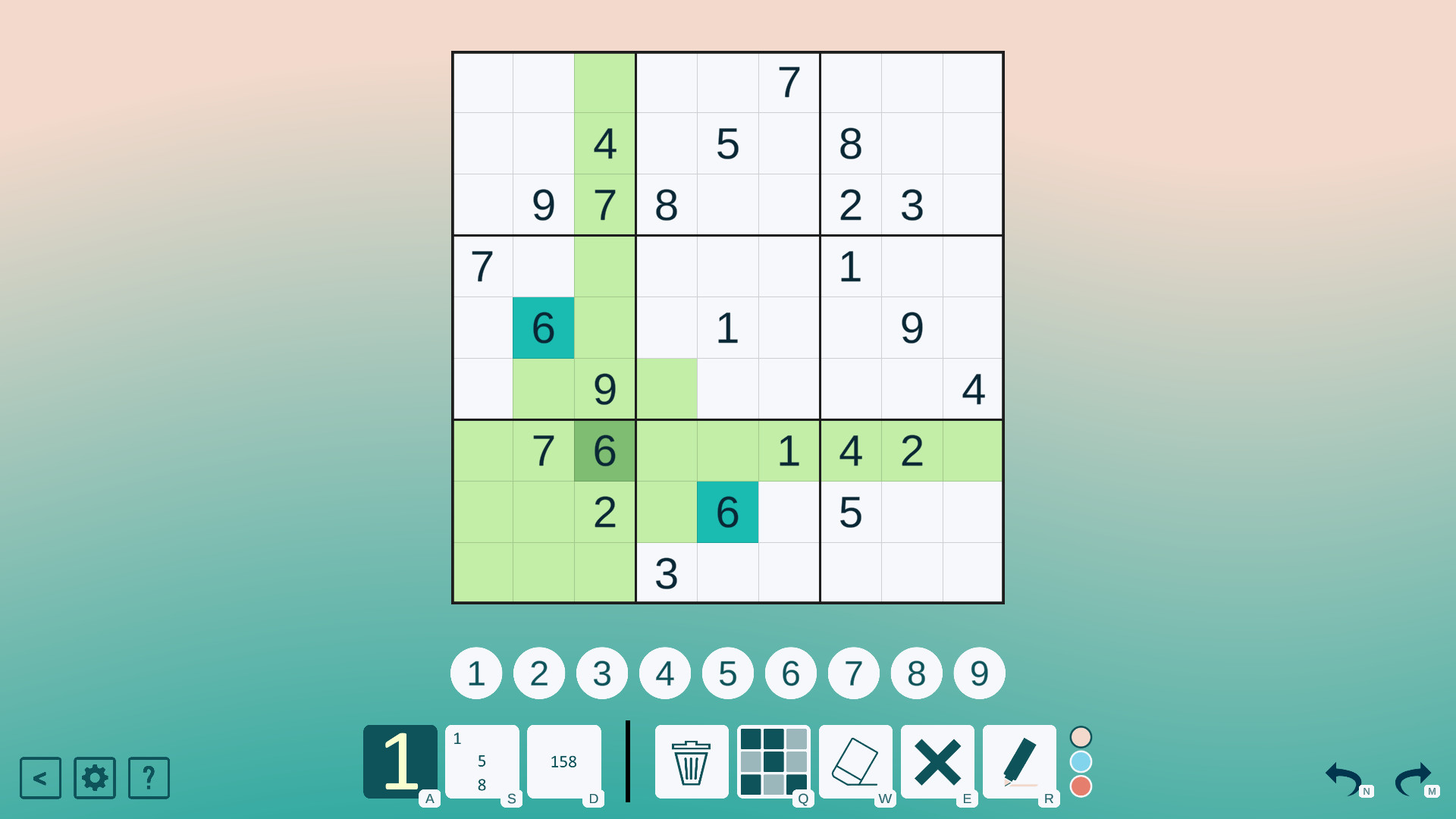 Chess Sudoku screenshot