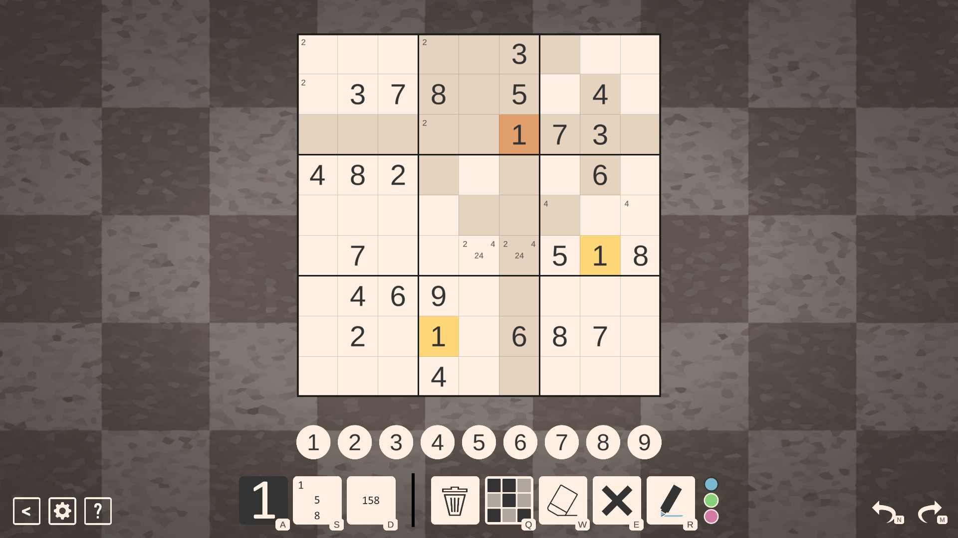 Chess Sudoku screenshot