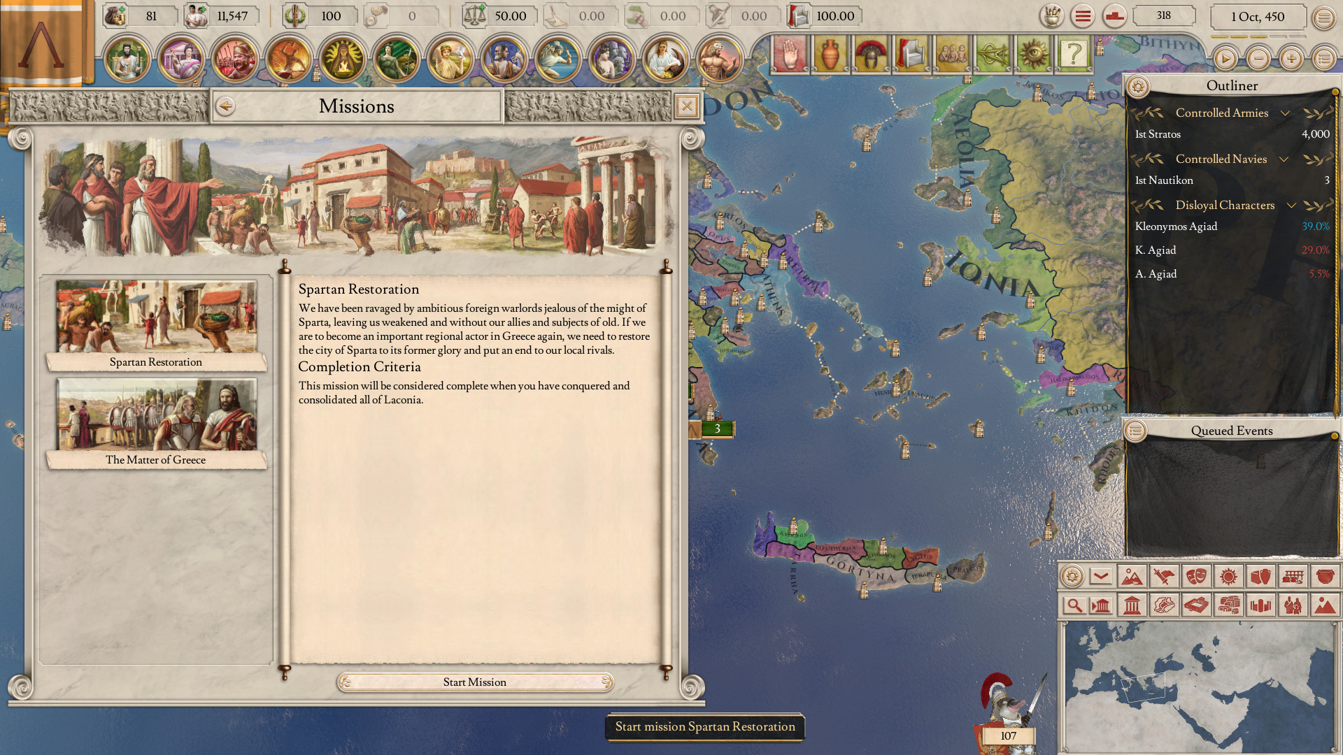 Imperator: Rome - Magna Graecia Content Pack screenshot