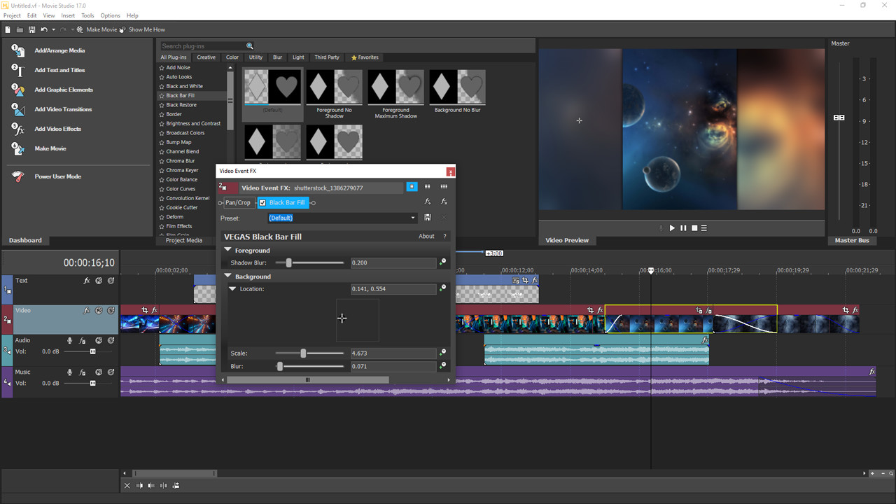 VEGAS Movie Studio 17 Steam Edition screenshot