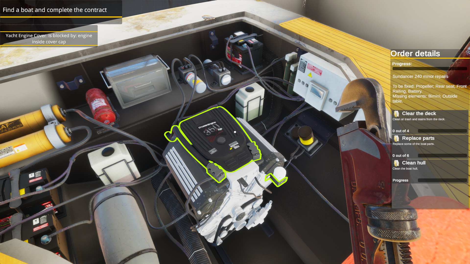 Yacht Mechanic Simulator 2021 screenshot