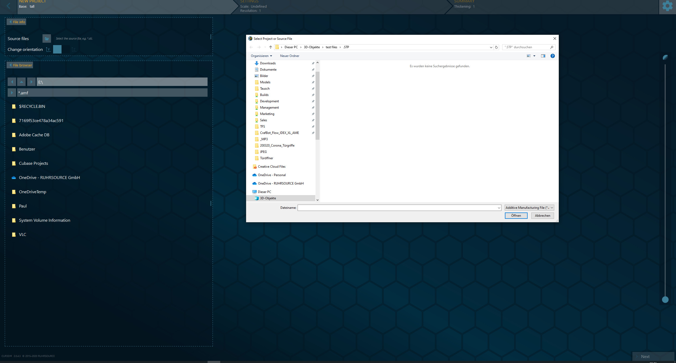 Additive Manufacturing File (*.amf) screenshot