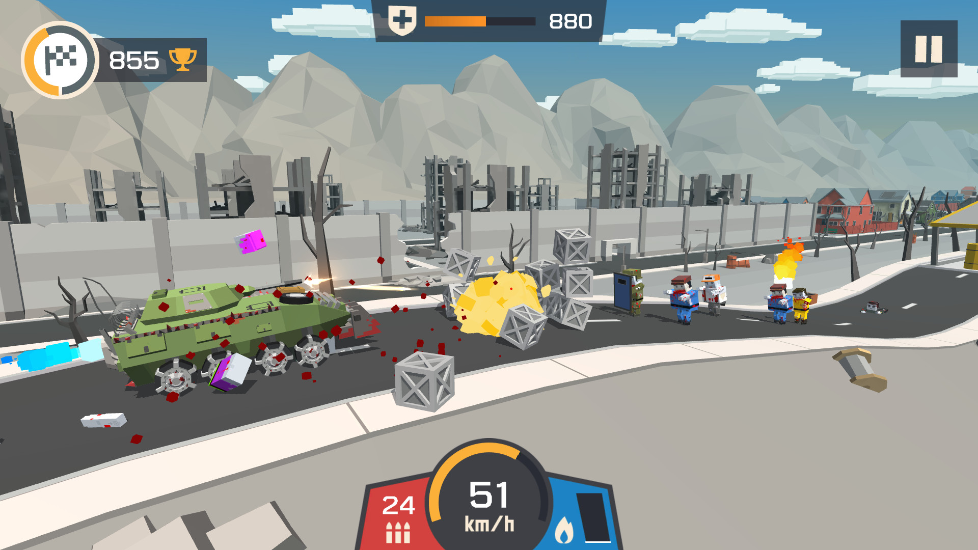 Zombie Derby: Pixel Survival screenshot