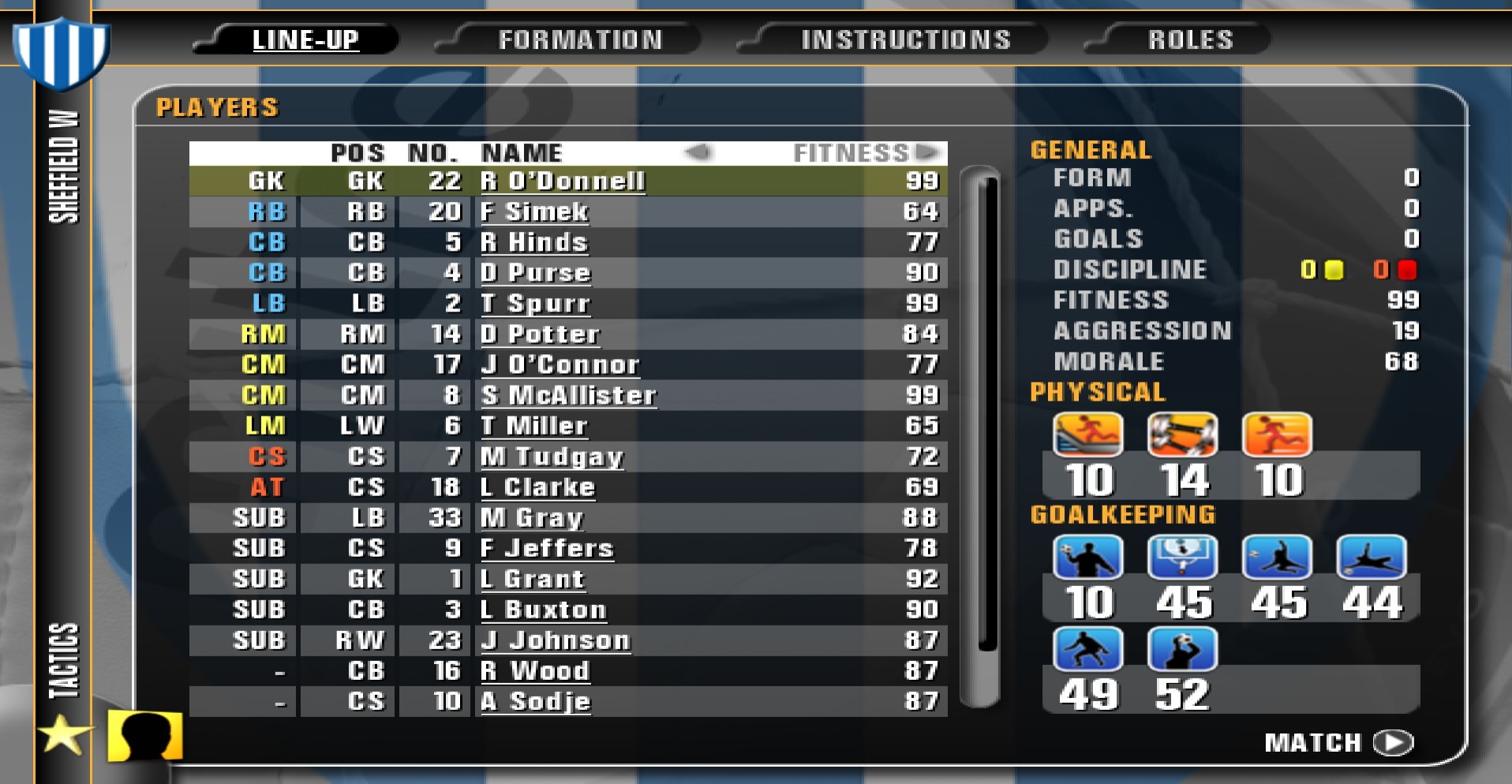 Premier Manager 10 screenshot