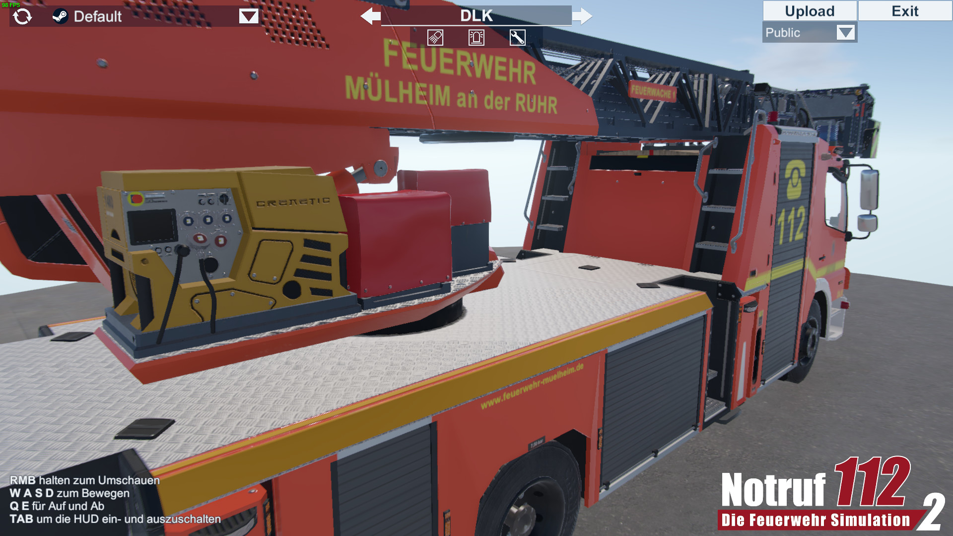 Notruf 112 - Die Feuerwehr Simulation 2: Showroom screenshot
