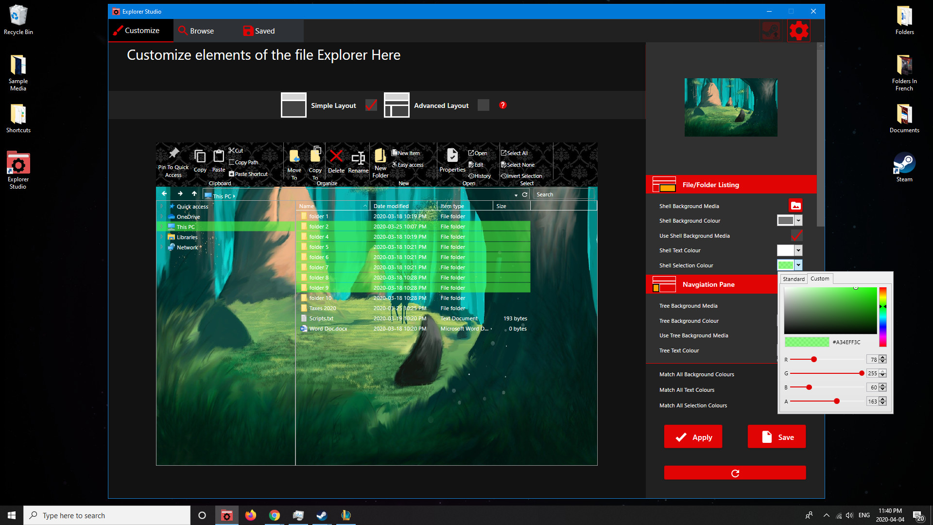 Explorer Studio screenshot