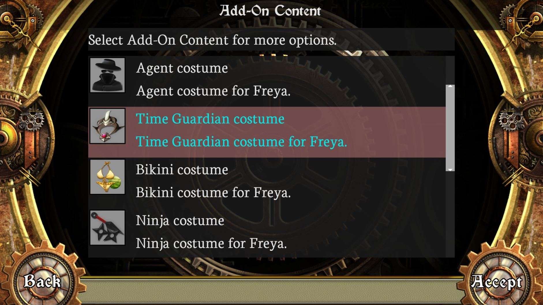AeternoBlade - Time Guardian Costume screenshot