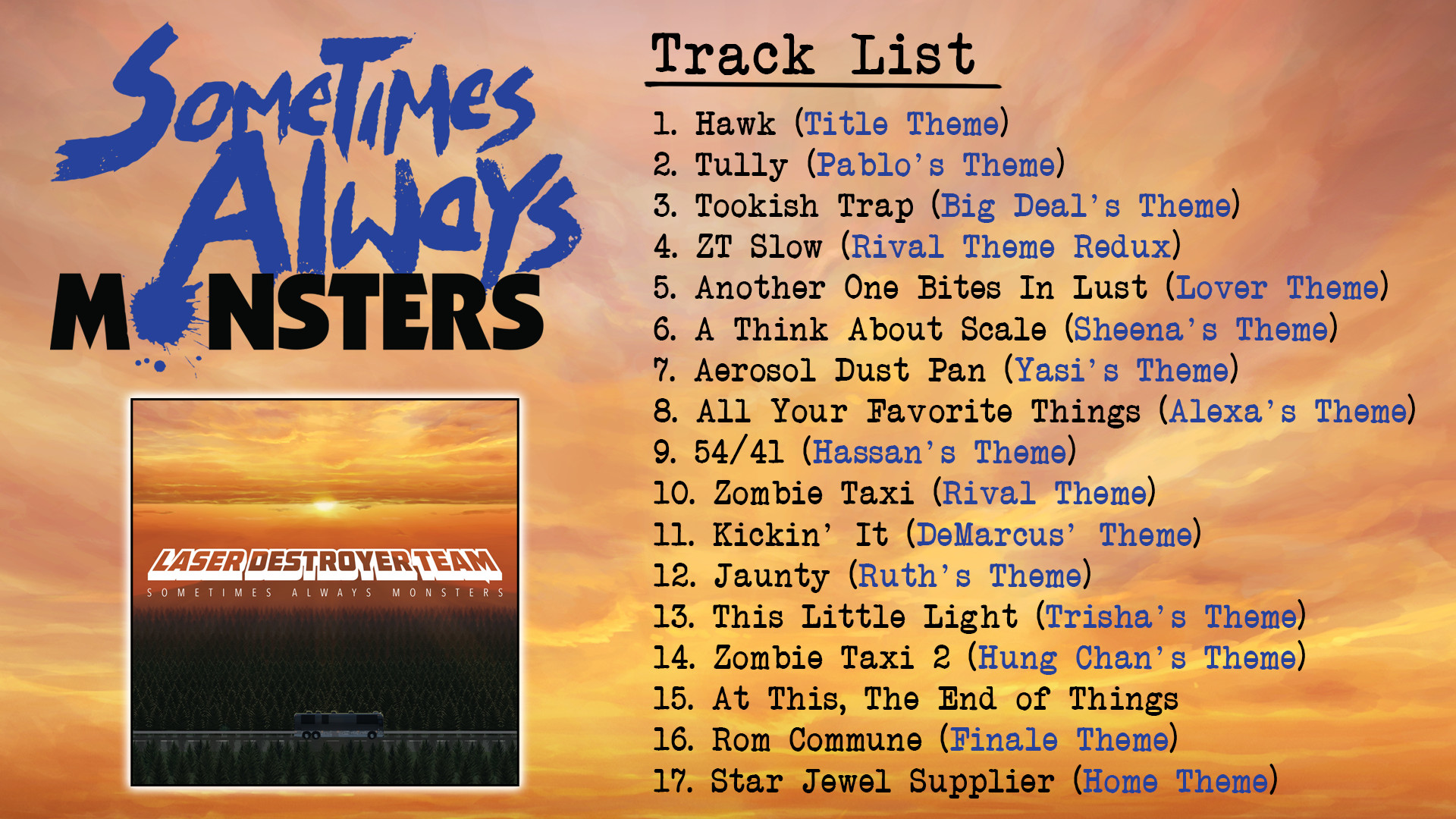 Sometimes Always Monsters (Soundtrack) screenshot