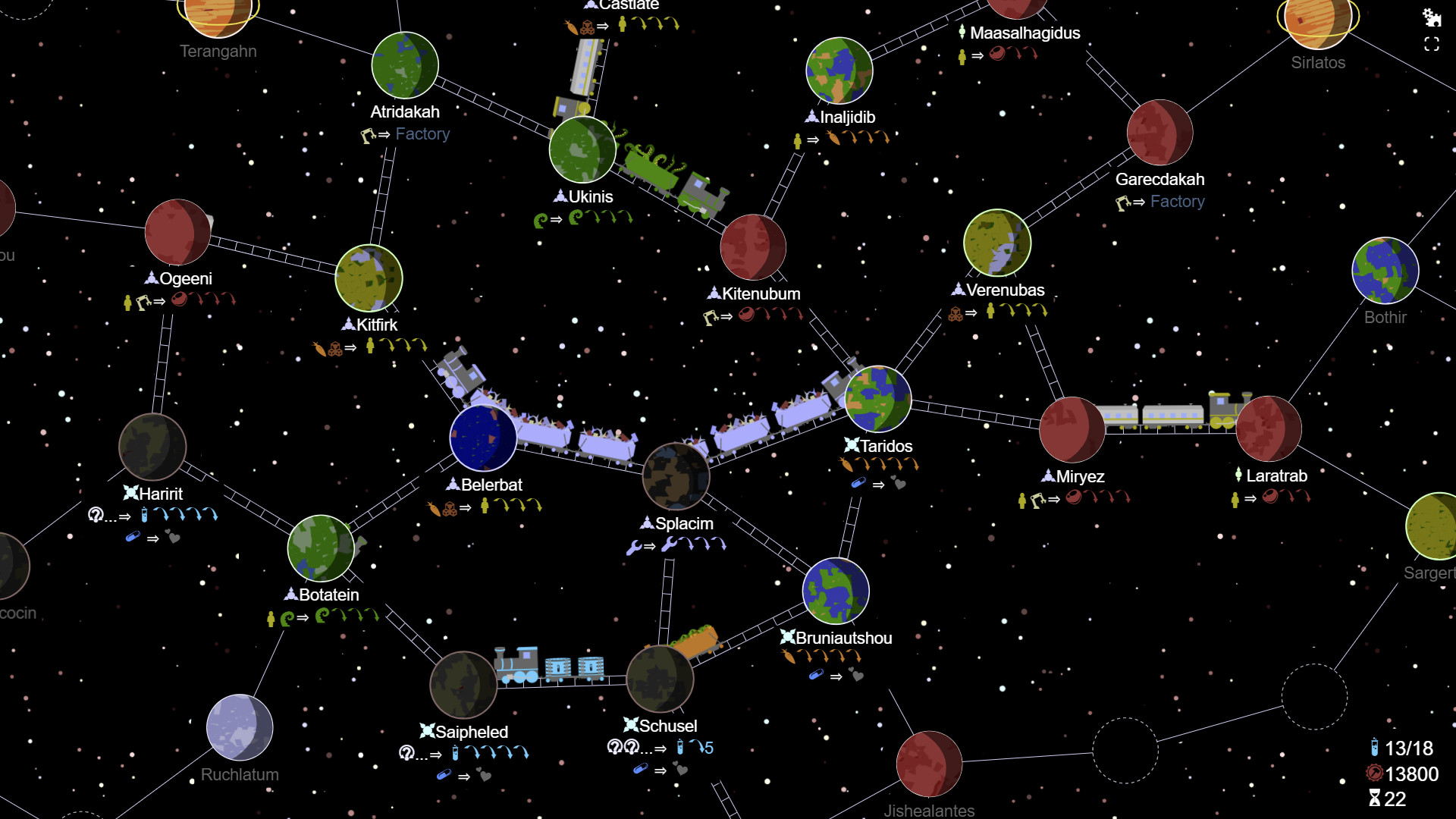 Space Trains screenshot