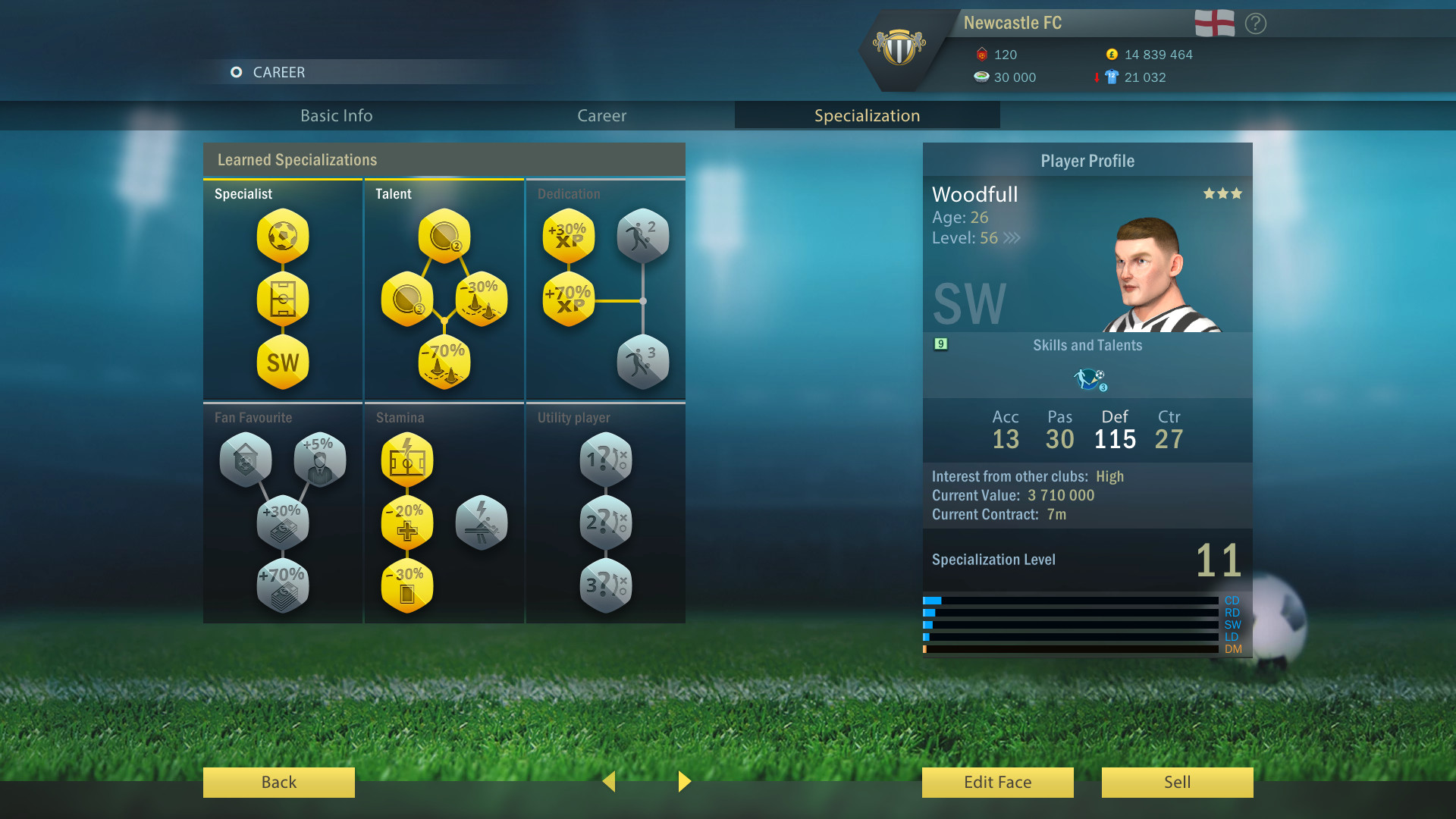 Football, Tactics & Glory: Football Stars screenshot