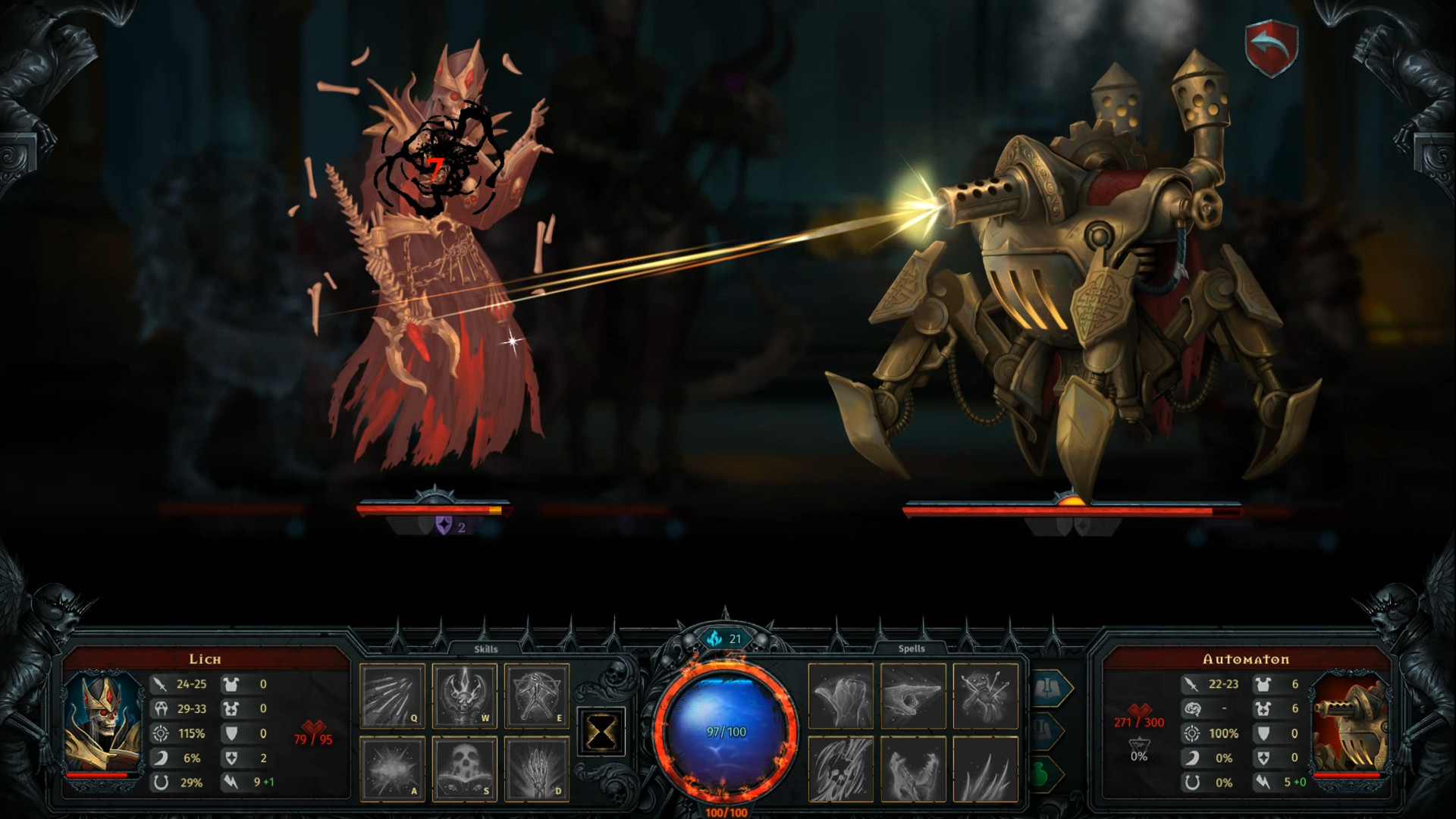 Iratus: Wrath of the Necromancer screenshot