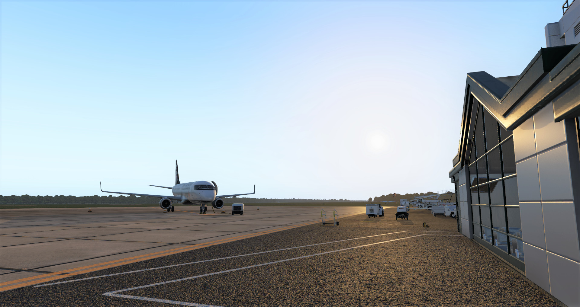 X-Plane 11 - Add-on: Airfield Canada - CYQY - J.A. Douglas McCurdy Sydney Airport screenshot