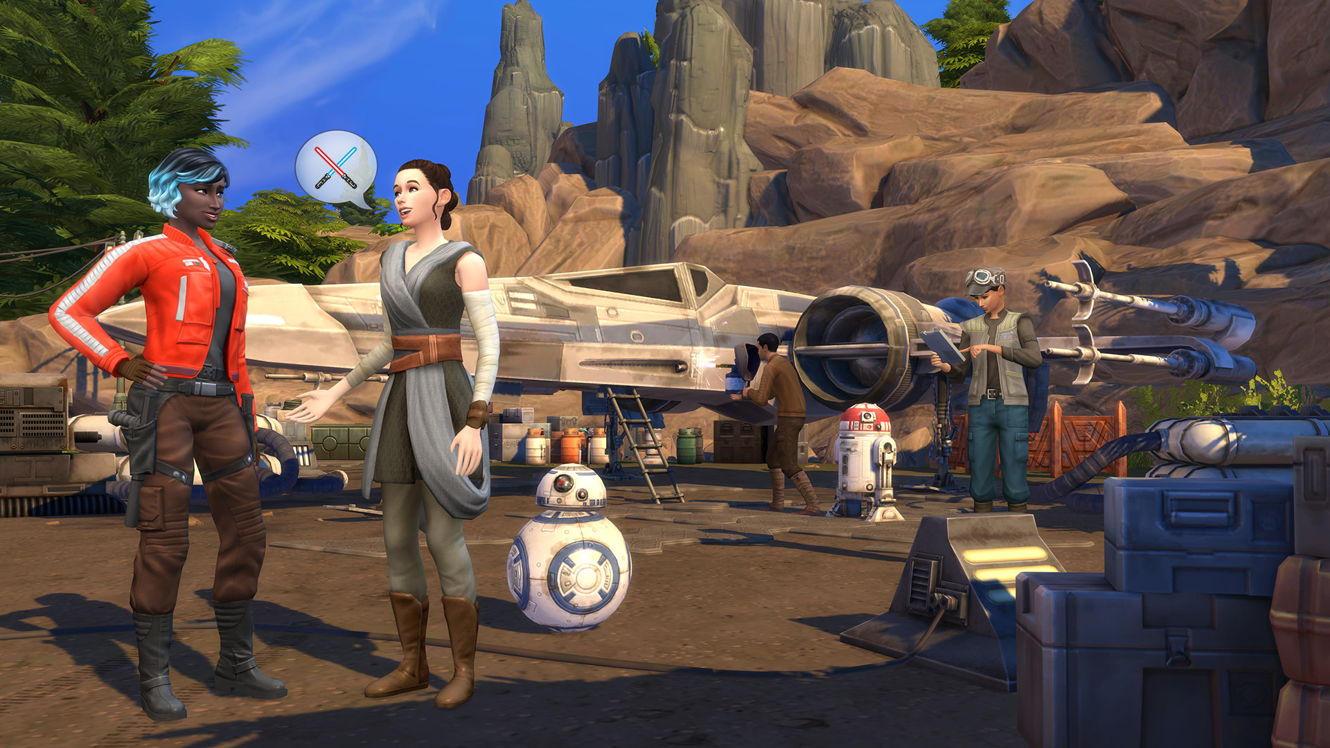 The Sims 4 Star Wars: Journey to Batuu Game Pack screenshot