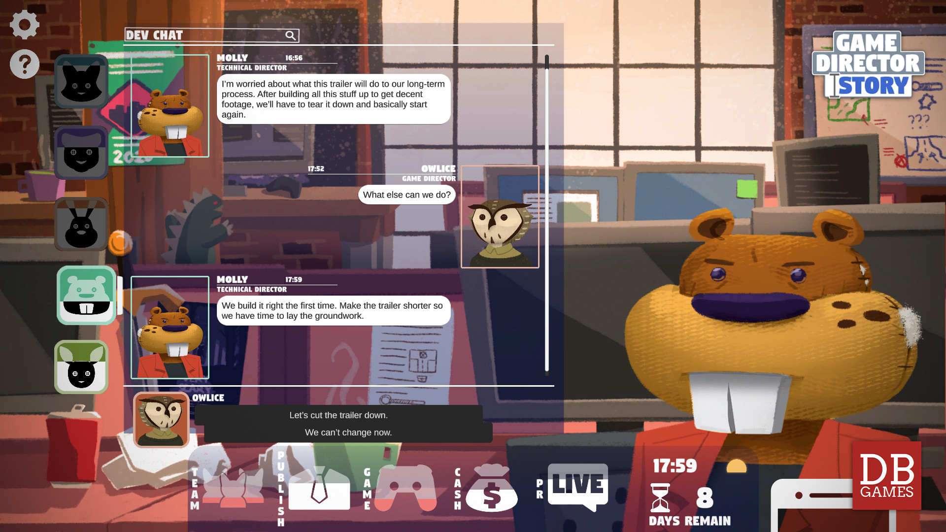 Game Director Story screenshot