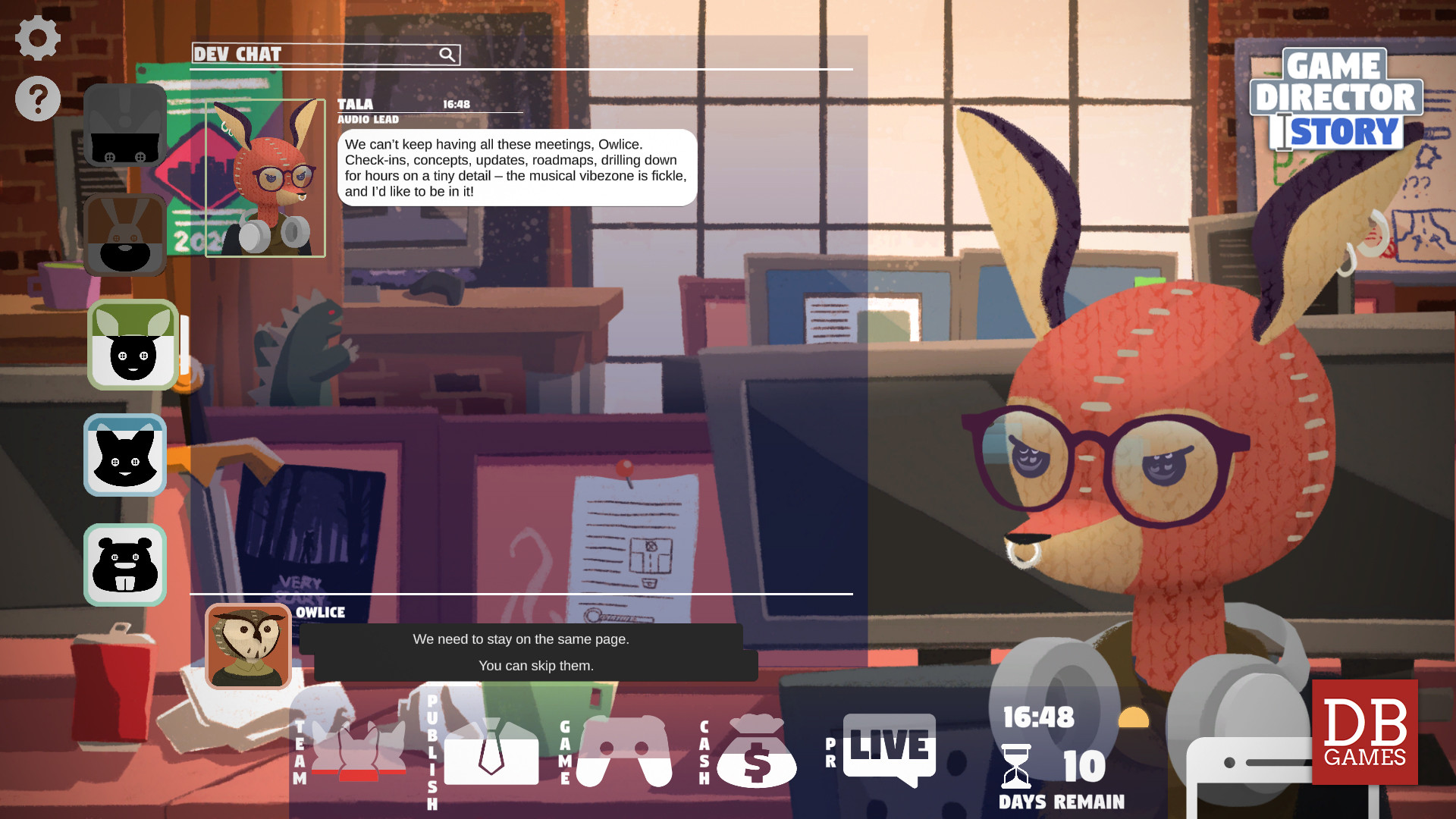Game Director Story screenshot