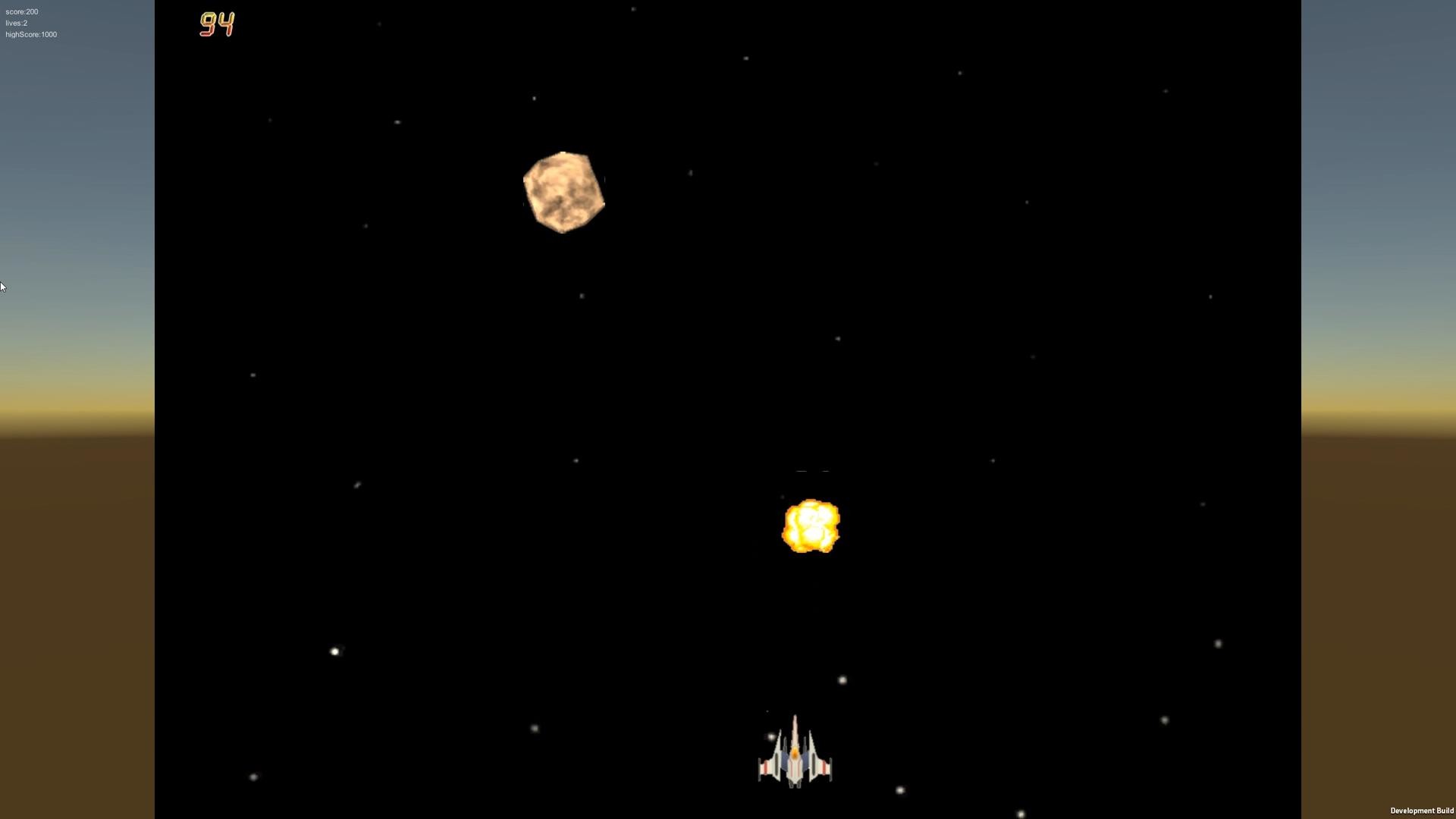 space shooter screenshot