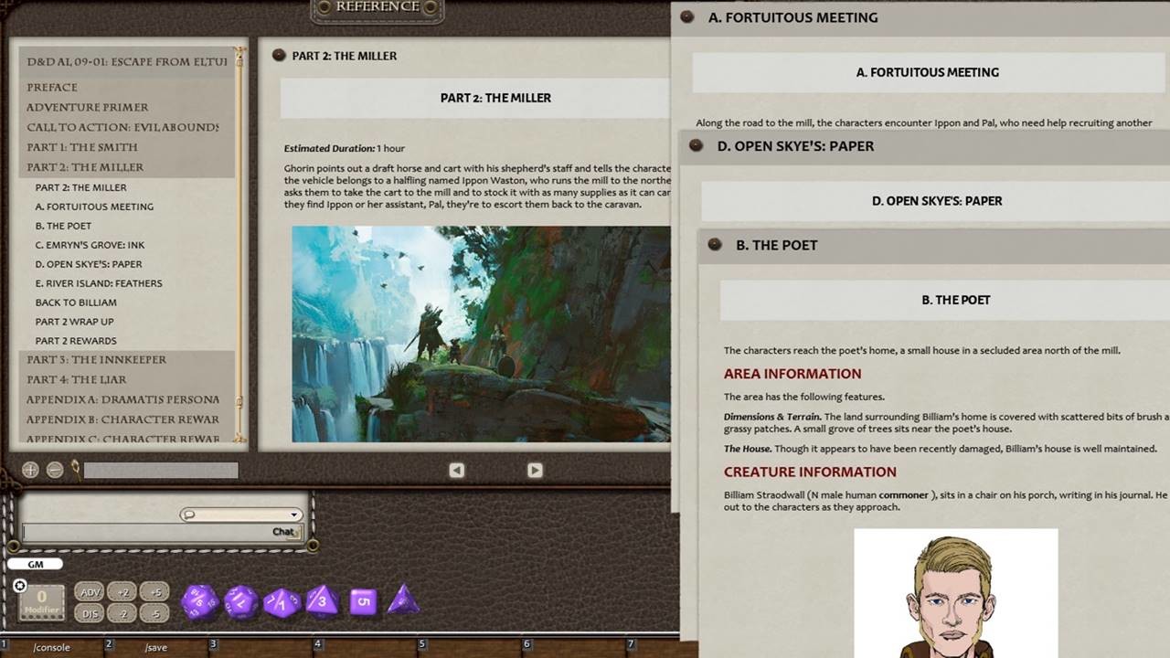 Fantasy Grounds - D&D Adventurers League 09-01 Escape From Elturgard screenshot