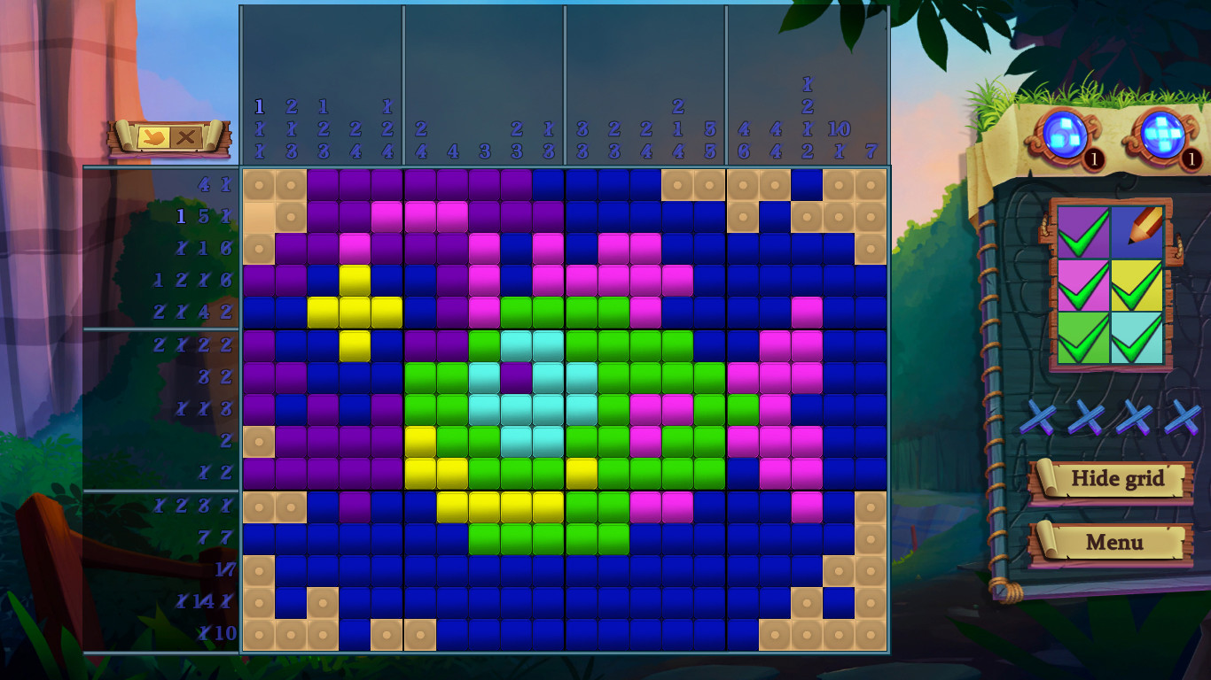 Adventure mosaics. Small Islanders screenshot