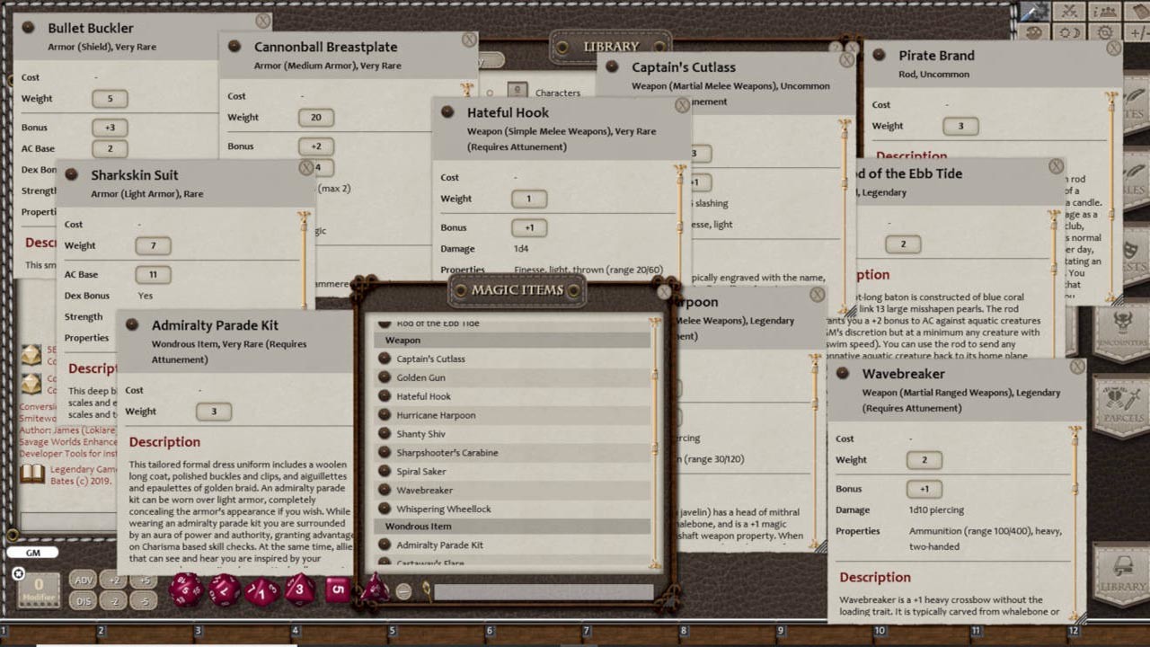 Fantasy Grounds - Treasury of the Fleet screenshot