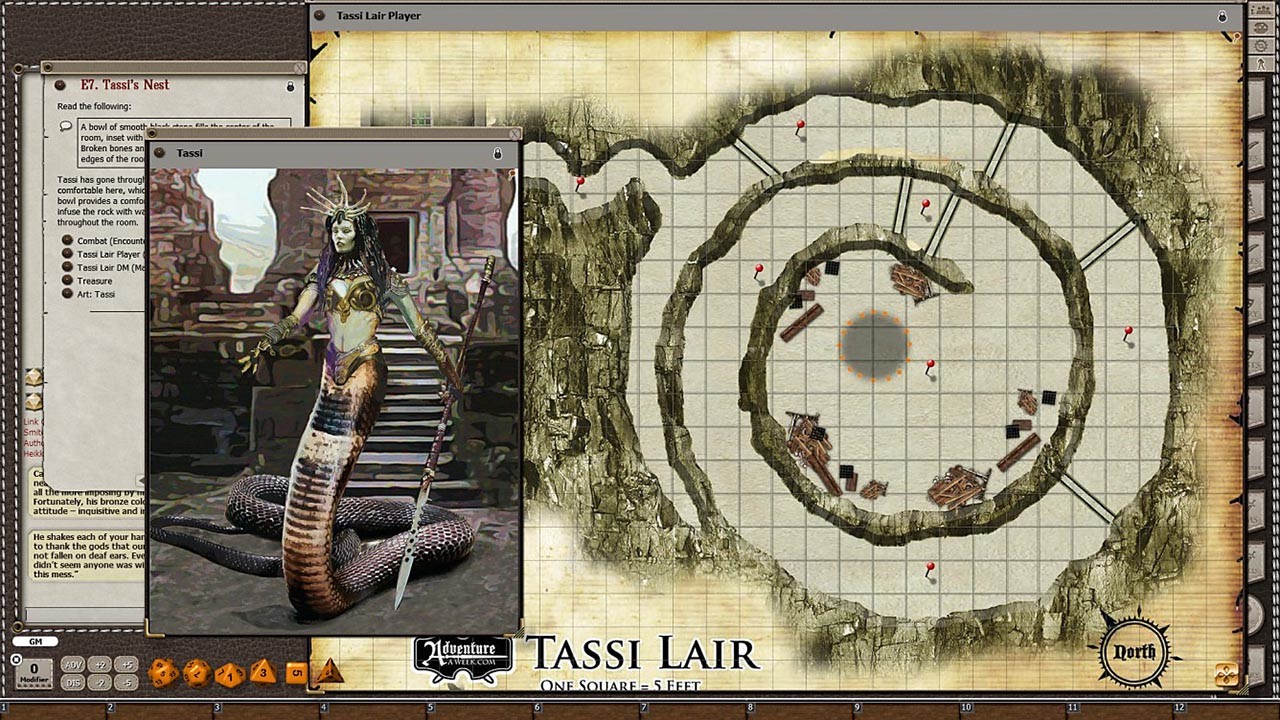 Fantasy Grounds - B05: To Catch a Serpent screenshot