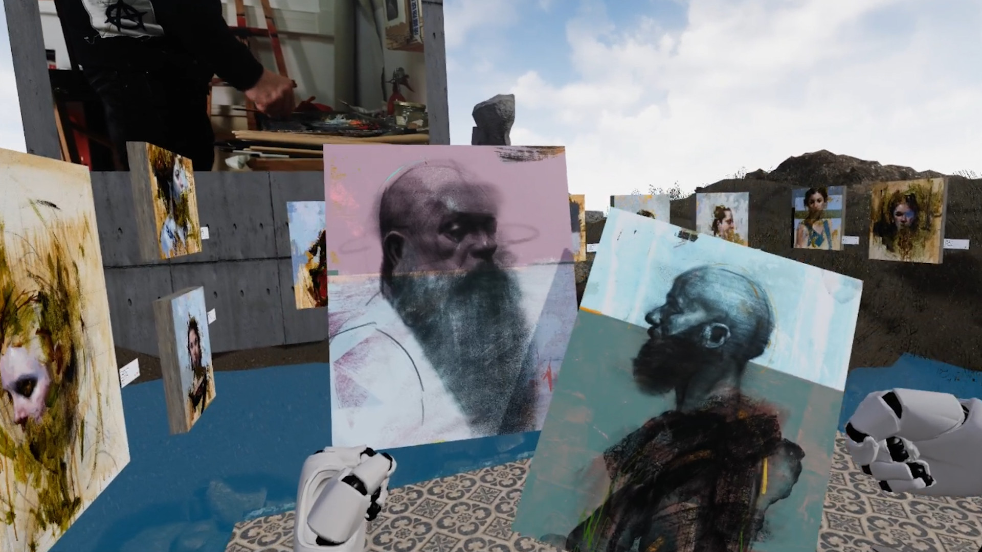 VR-NISSAGE 3 - John Wentz Art Exhibition screenshot