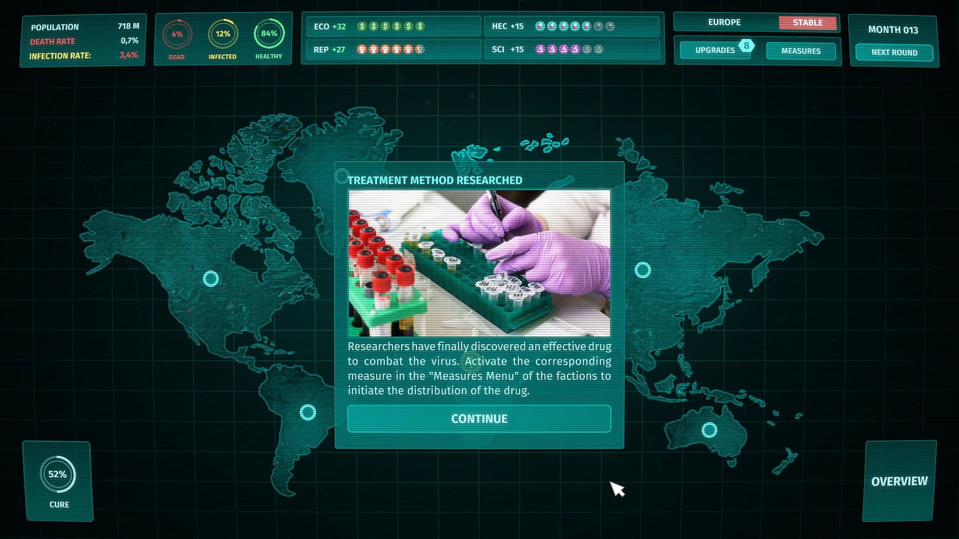 Corona Simulator screenshot