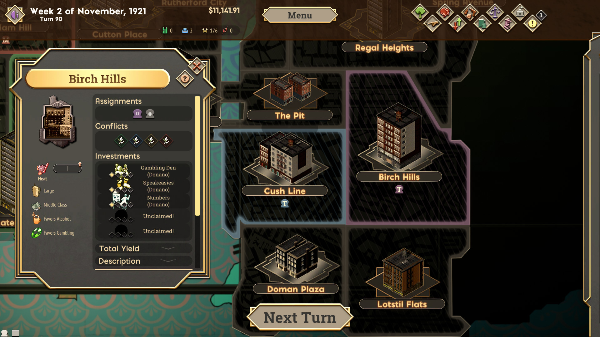 The Commission 1920: Organized Crime Grand Strategy screenshot