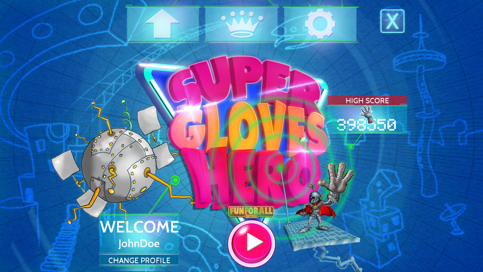 Super Gloves Hero screenshot
