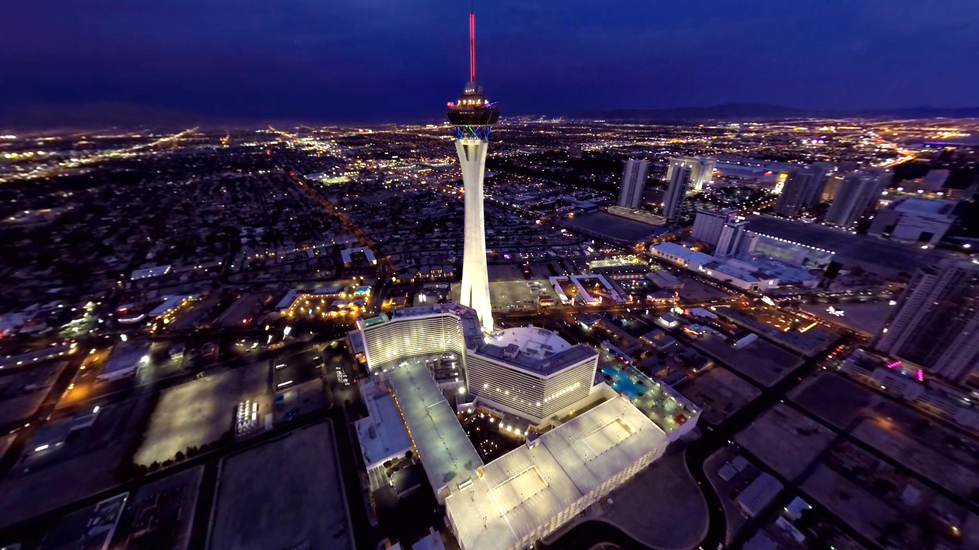 VR Helicopter Flight Close To Las Vegas Strip screenshot