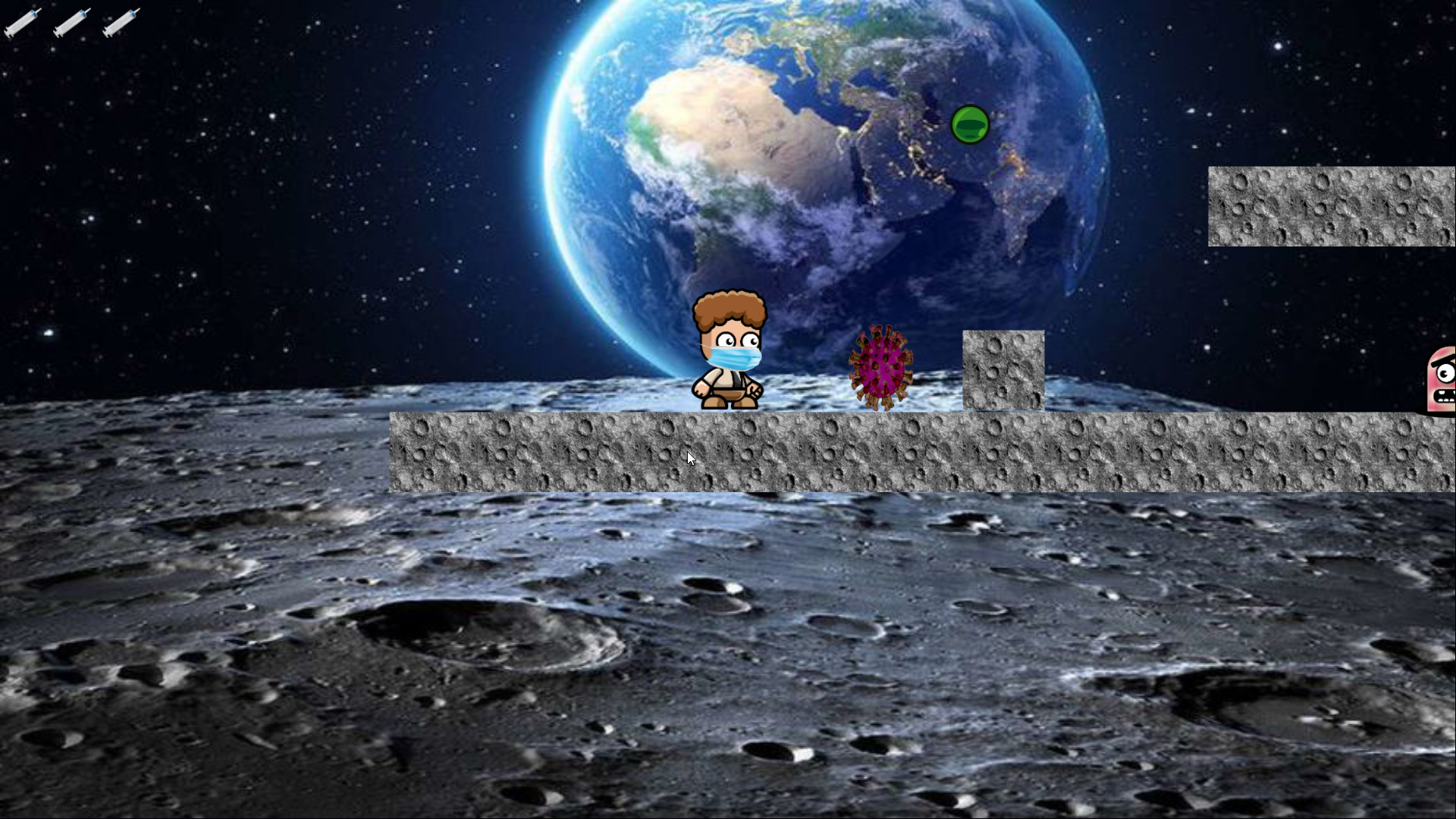 Dead COVID-19 in space screenshot