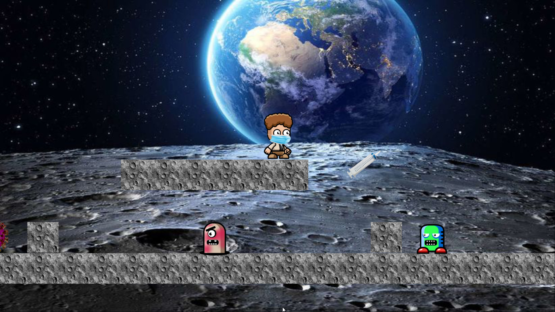 Dead COVID-19 in space screenshot