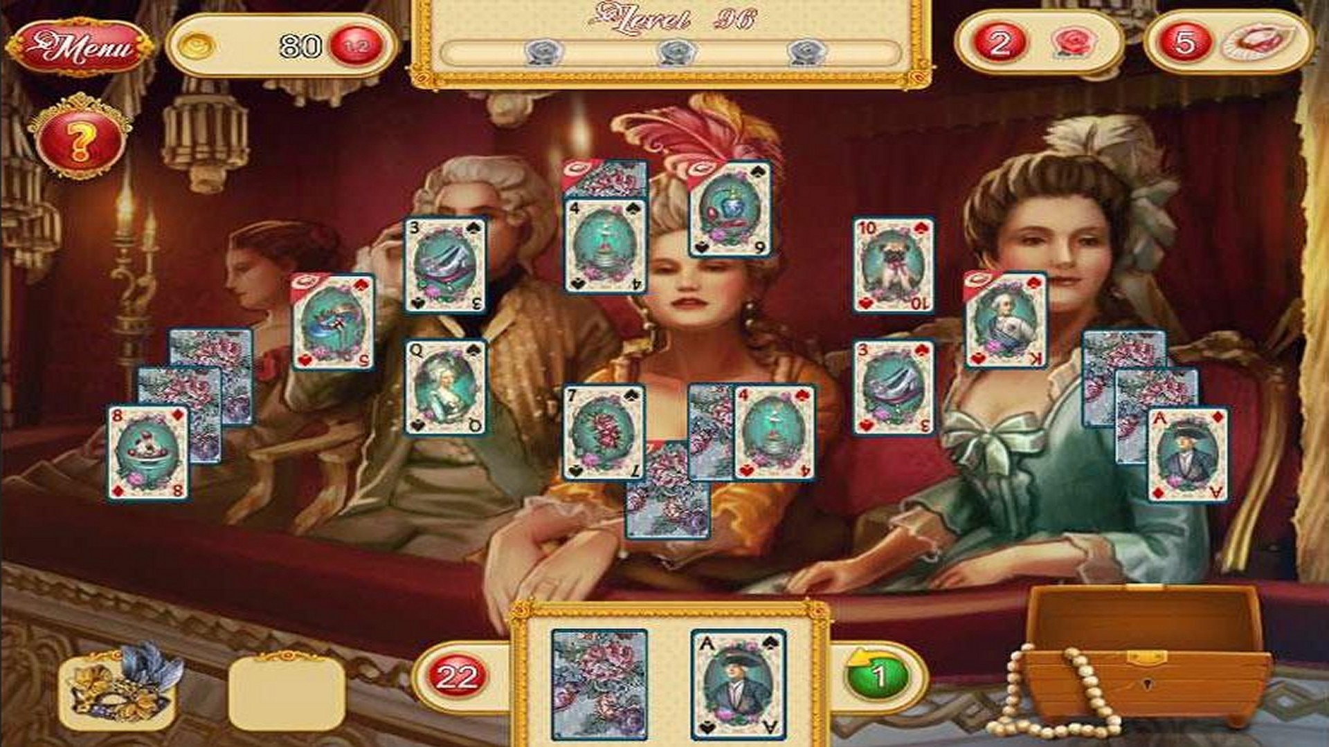 Marie Antoinette's Solitaire screenshot