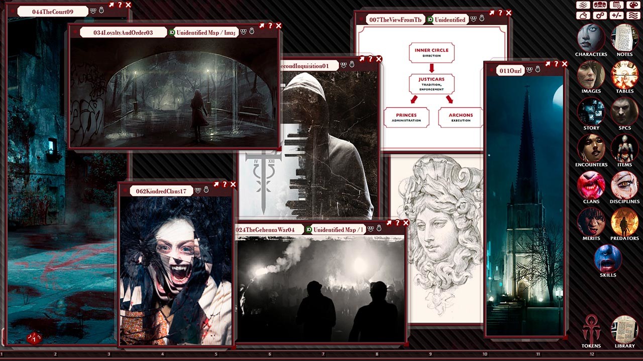 Fantasy Grounds - Vampire: The Masquerade, The Camarilla screenshot