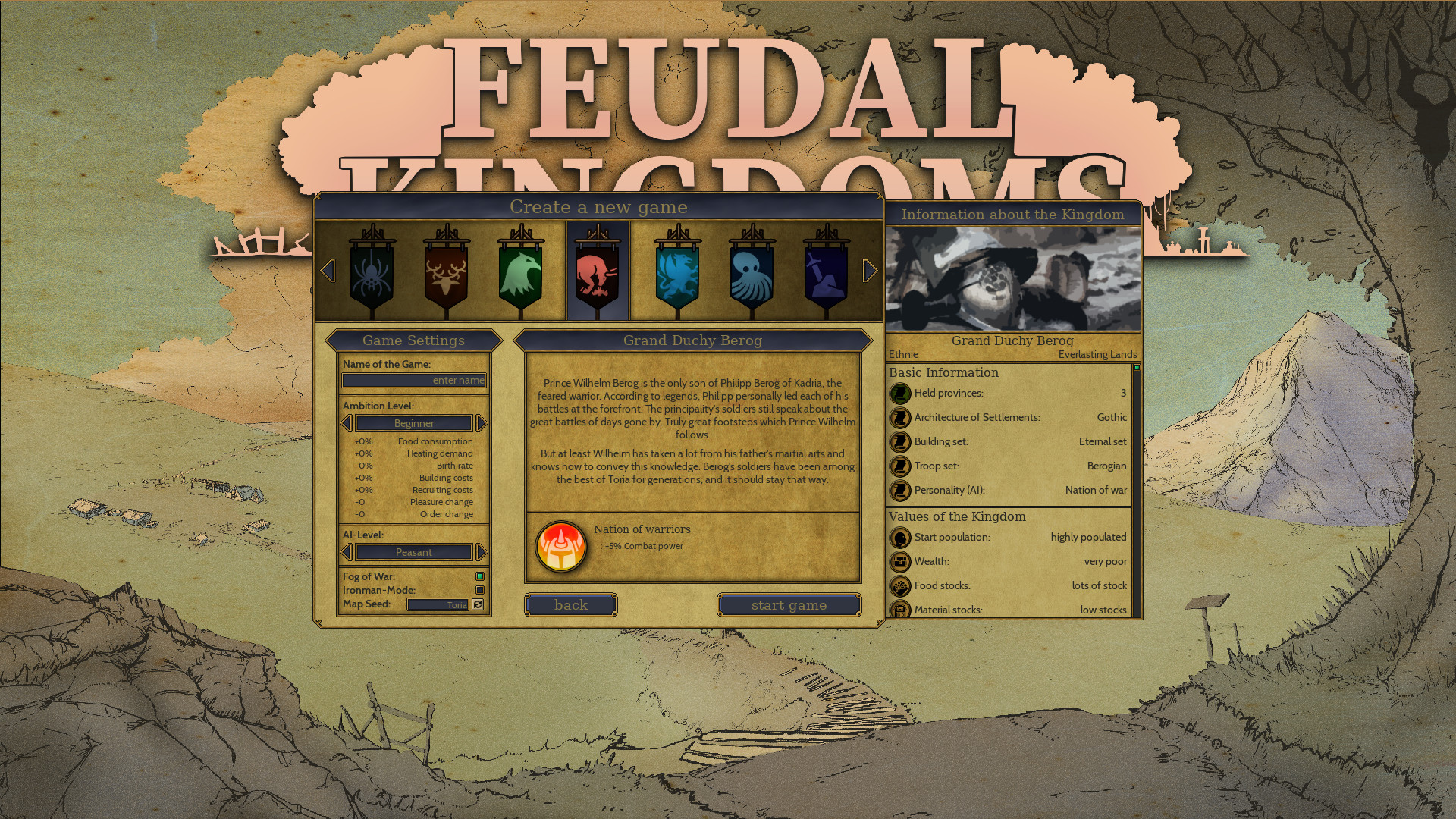 Feudal Kingdoms screenshot