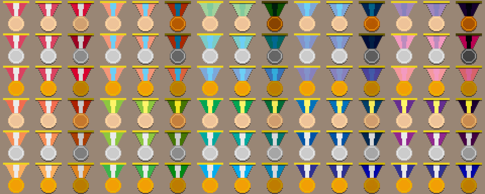 TIGER GAME ASSETS MEDALS screenshot