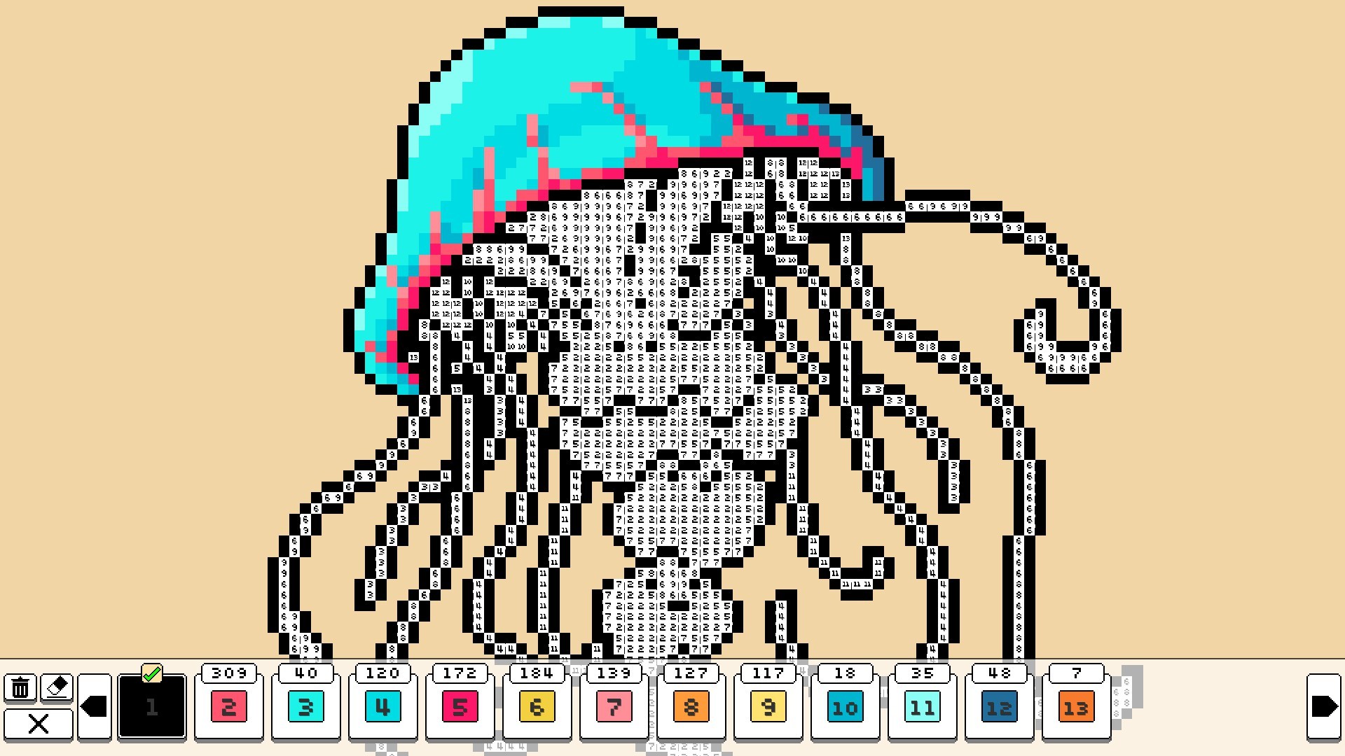 Coloring Pixels - Marine Life Pack screenshot