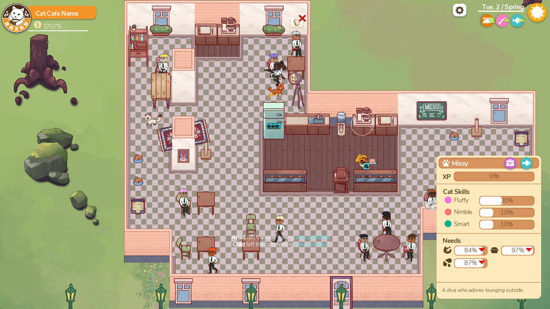 Cat Cafe Manager screenshot