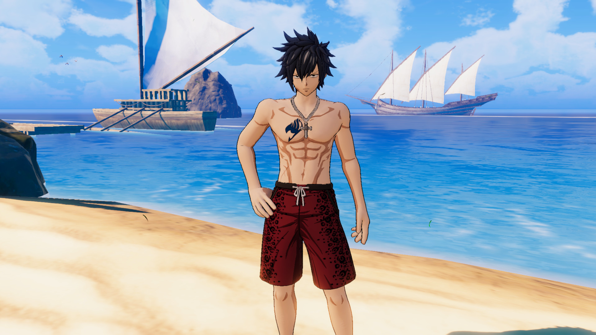 FAIRY TAIL: Gray's Costume "Special Swimsuit" screenshot